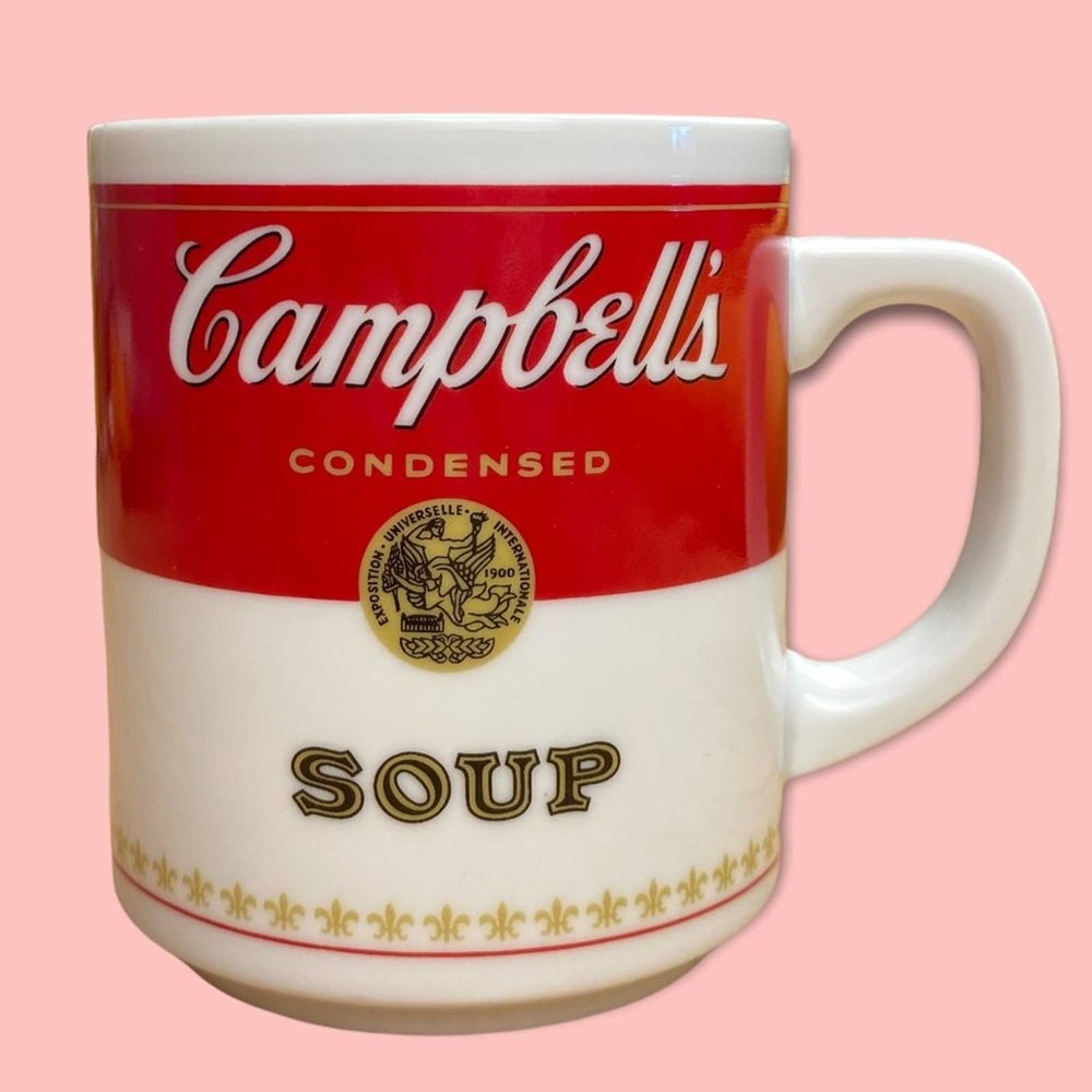 NEW Vintage 80s Campbell's Soup Corning Porcelain Mug